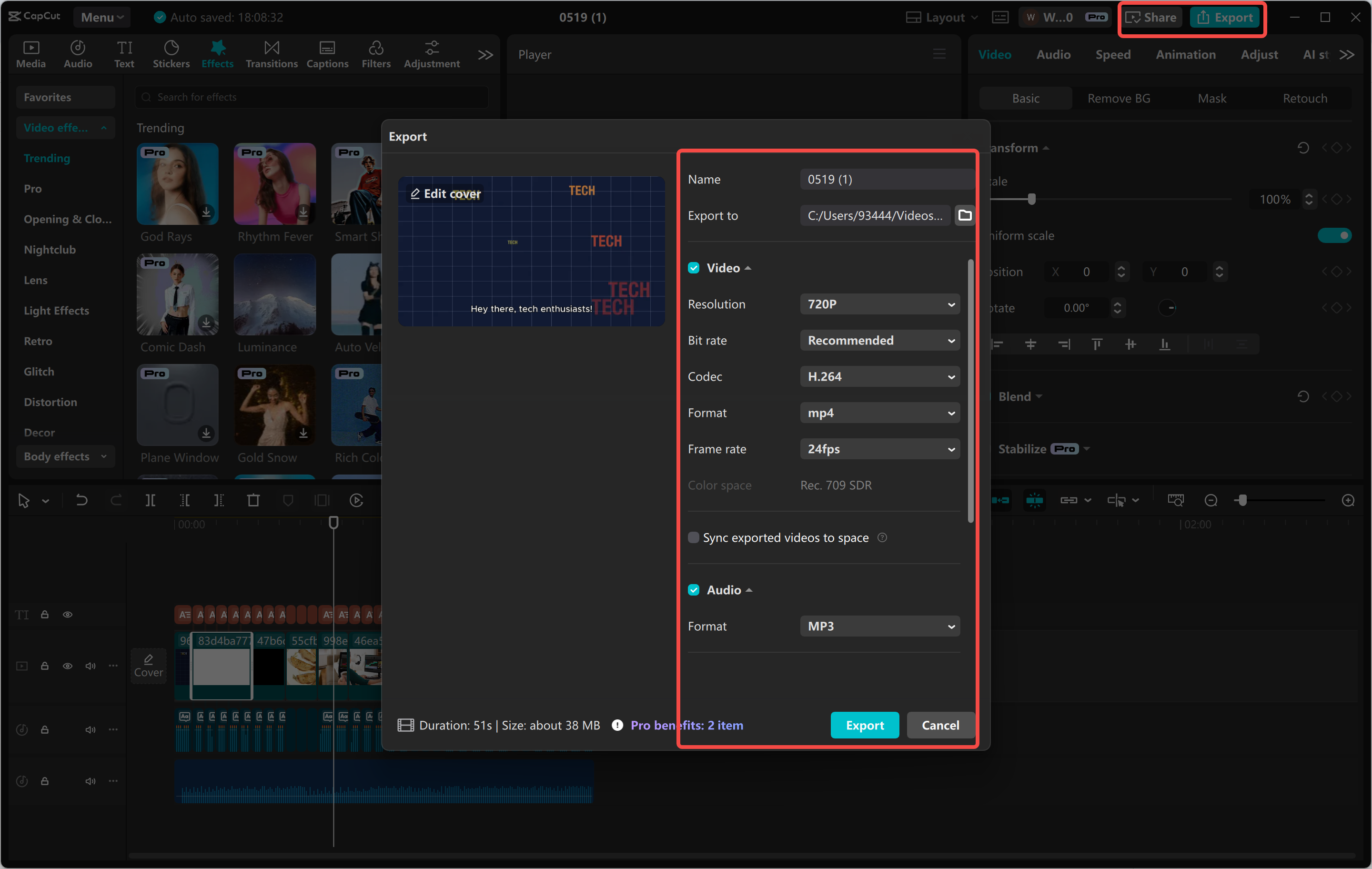 Import media