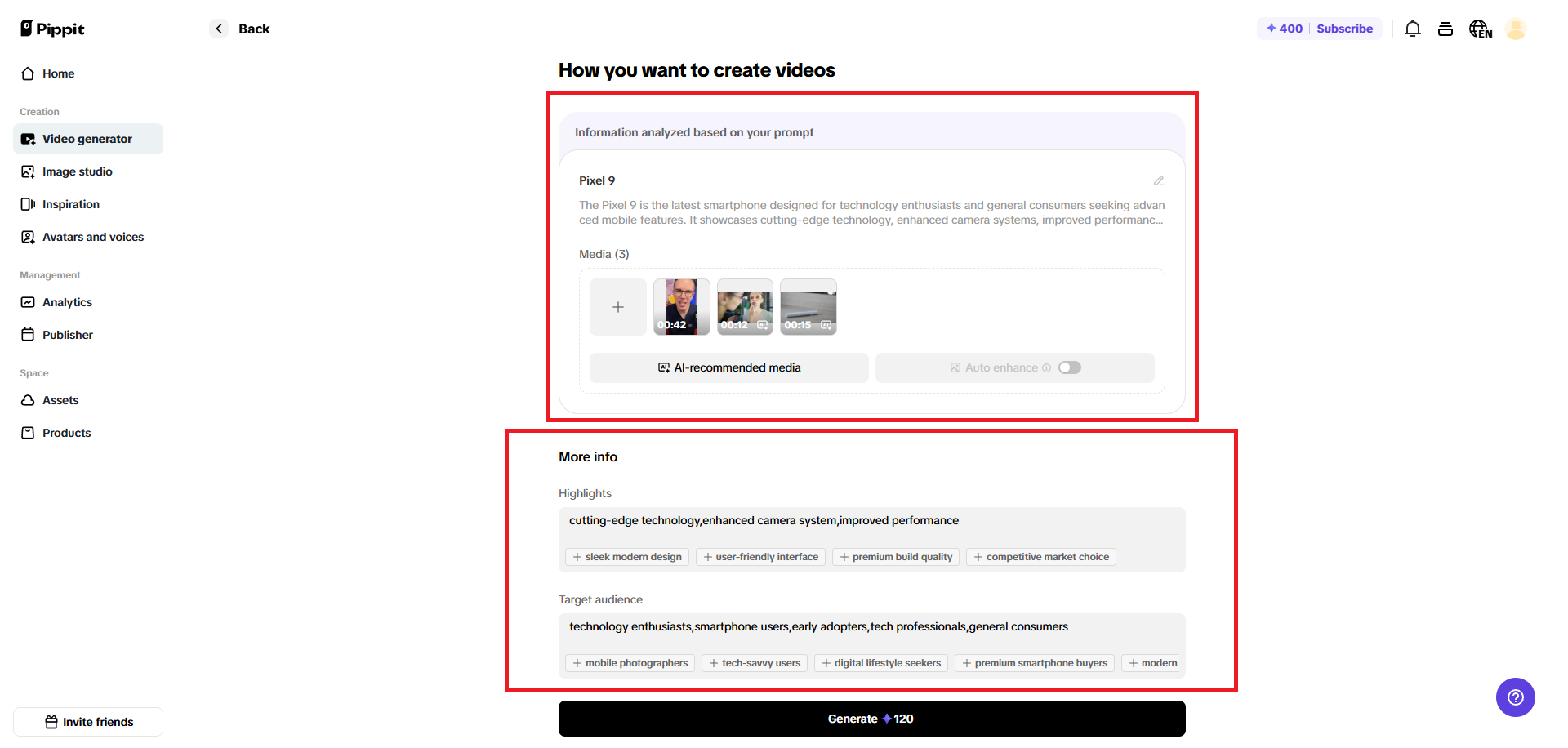Provide your video details
