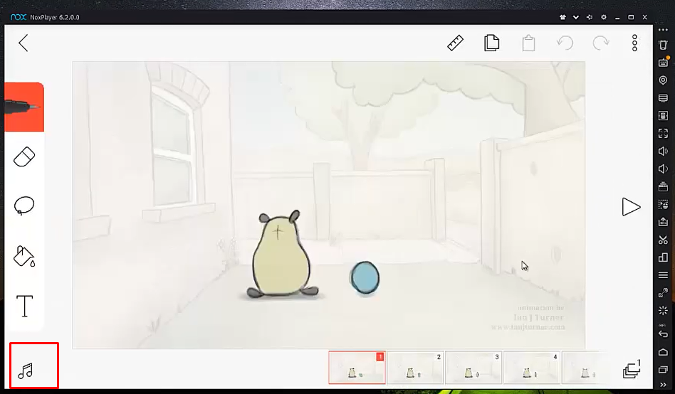 Menambahkan audio ke video menggunakan FlipaClip di PC