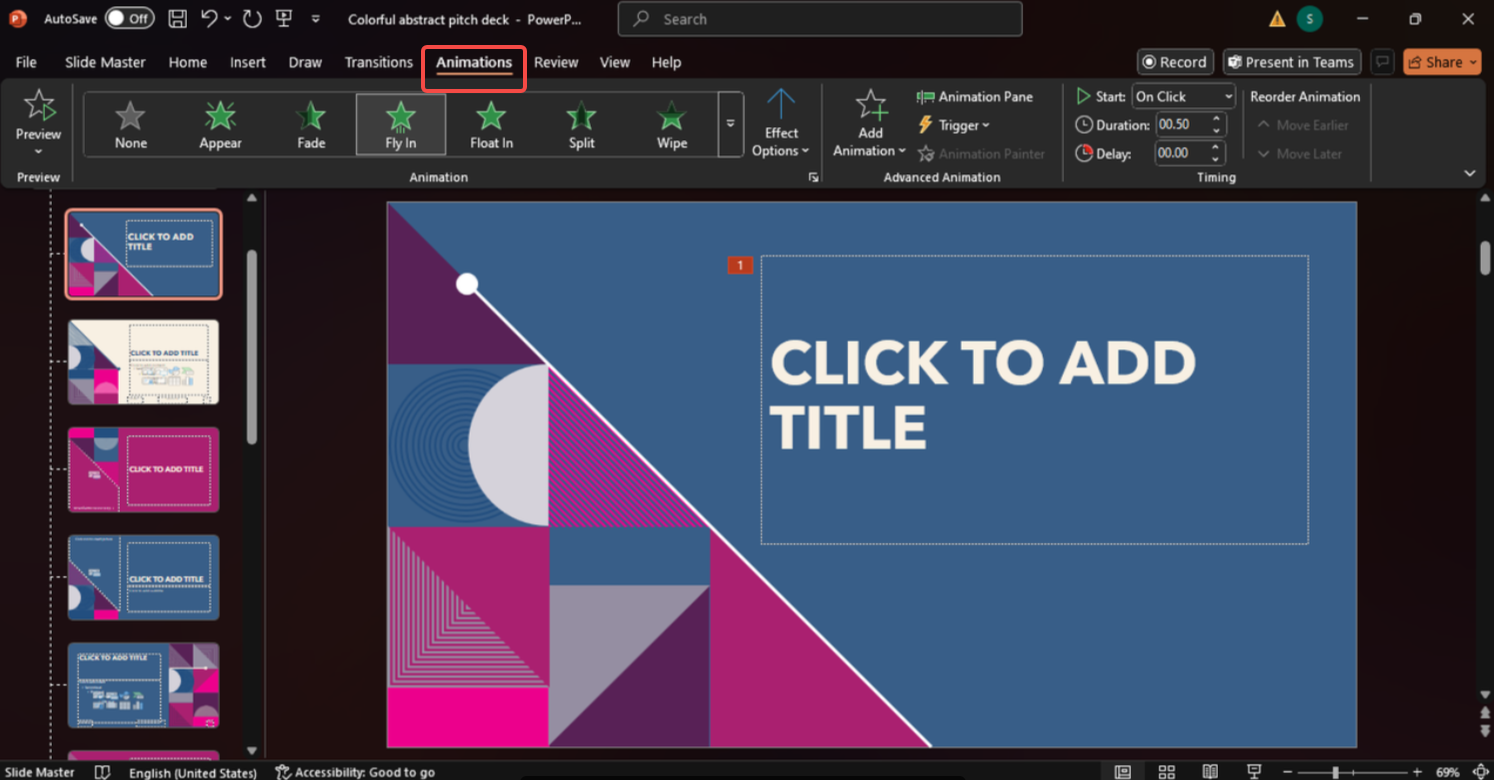 Add animations