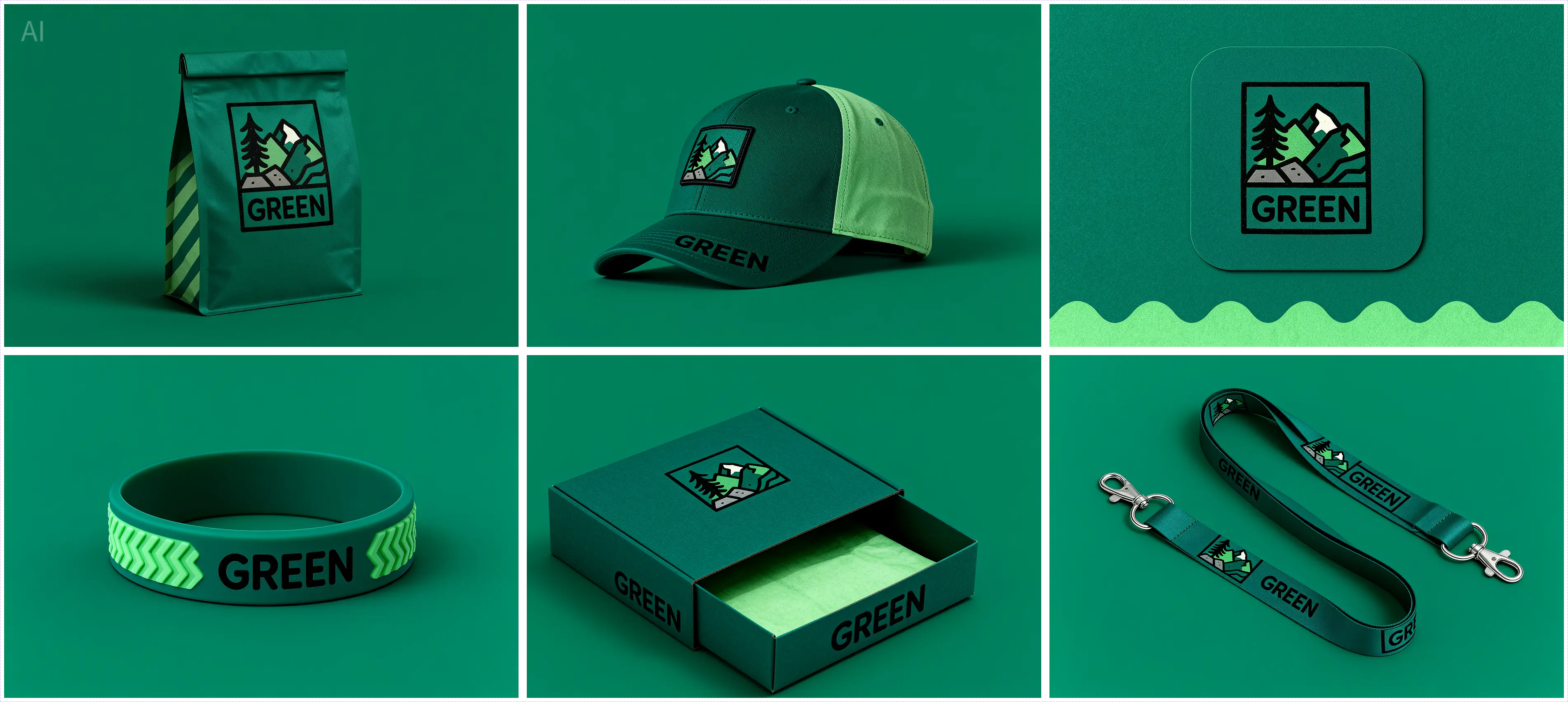 Multi-Image Composition Showcase - Brand Design in Dreamina