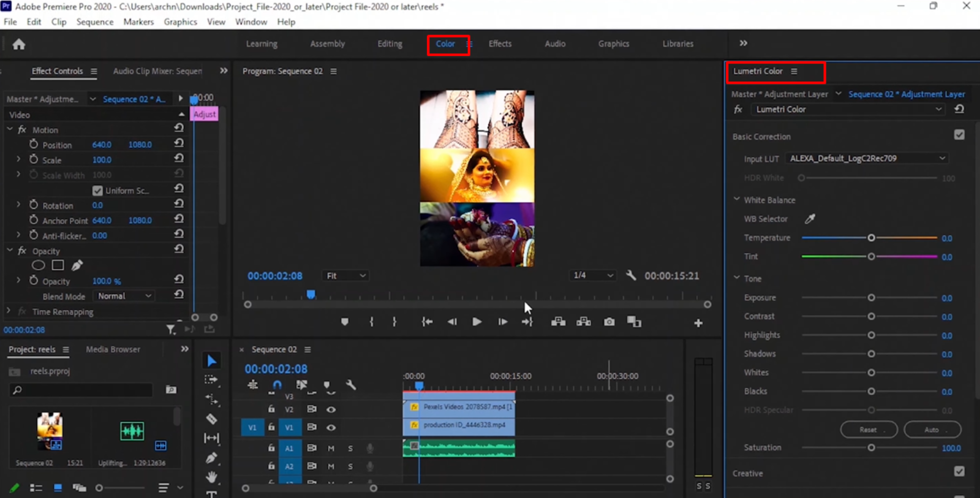 Edit dan tingkatkan dengan alat