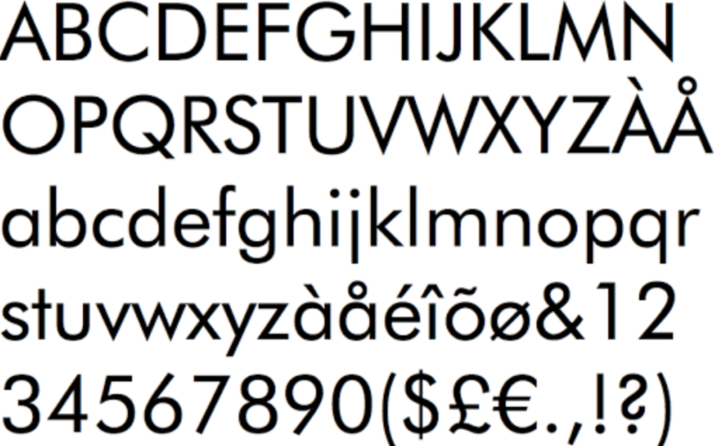What is the Futura font