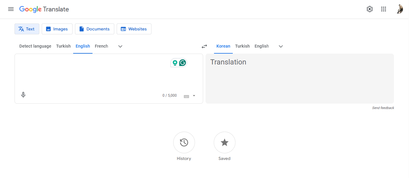 Accede al Traductor de Google