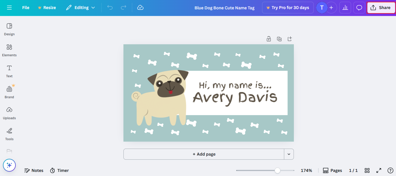 best dog name tags