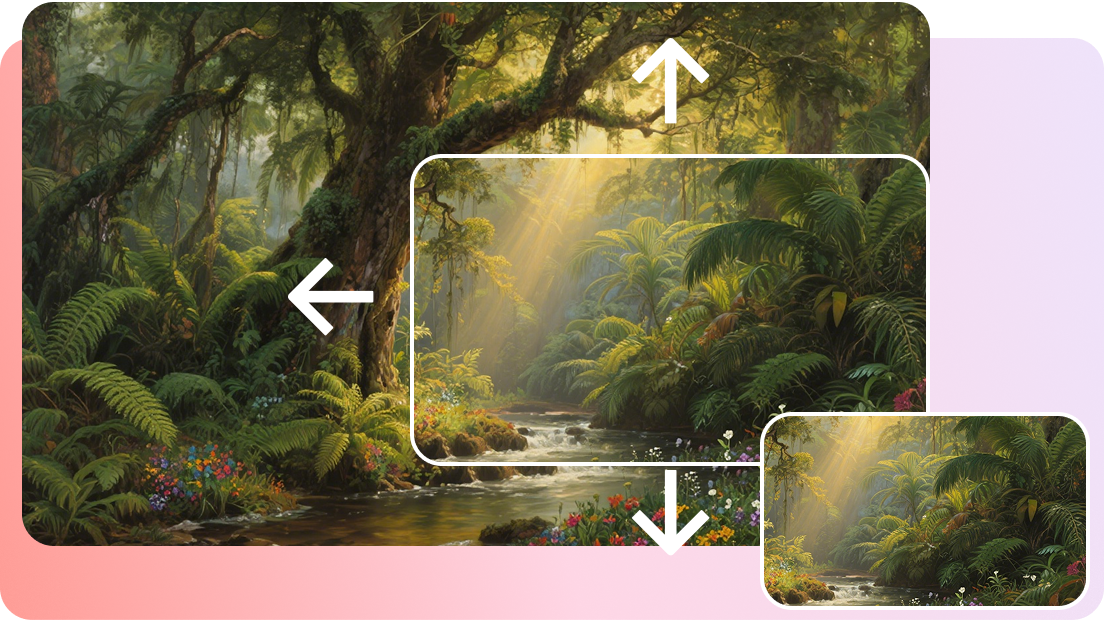 Extensor de imágenes con foto AI