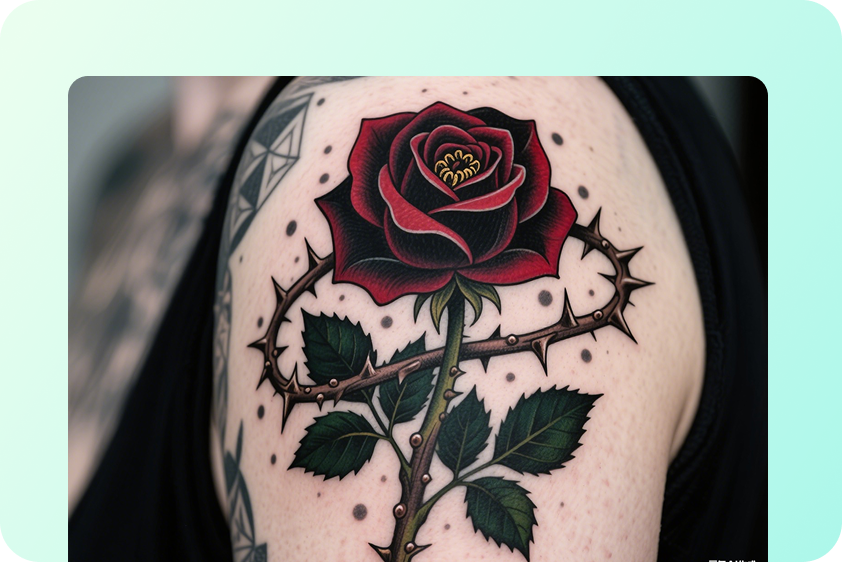 Custom tattoo concepts aligned with branding and merchandise