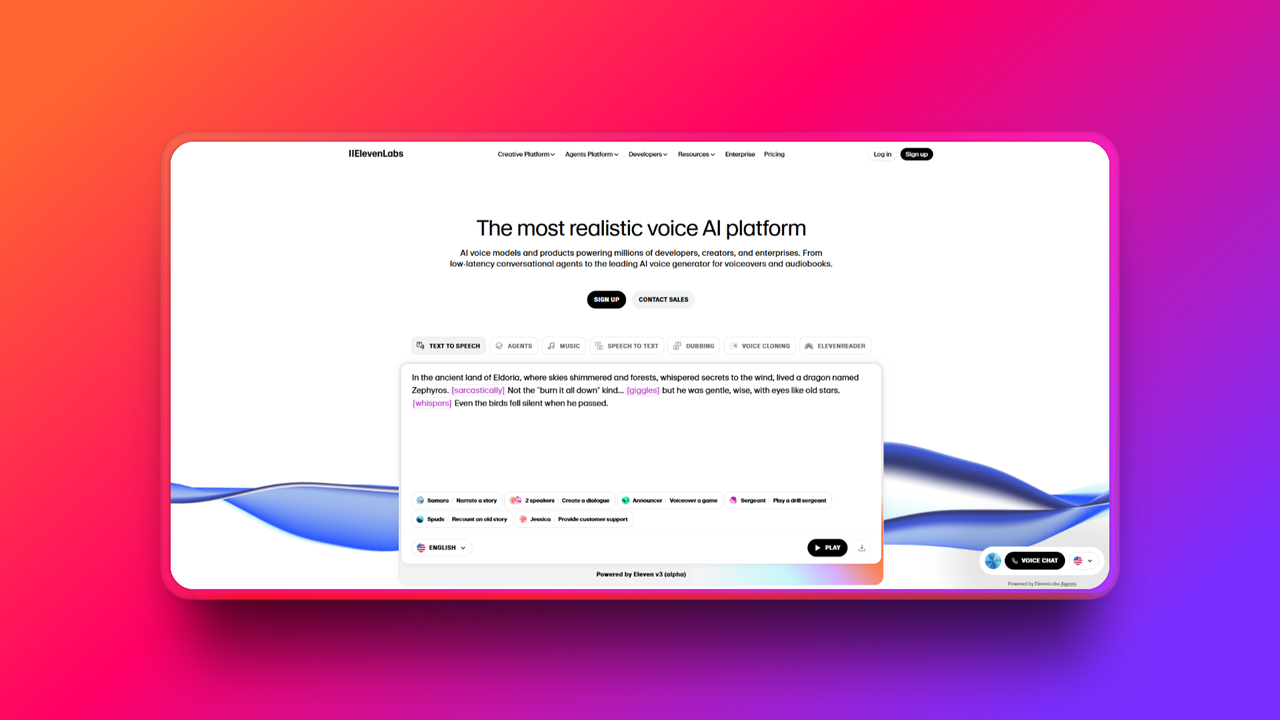 Creating AI Santa voice using ElevenLabs