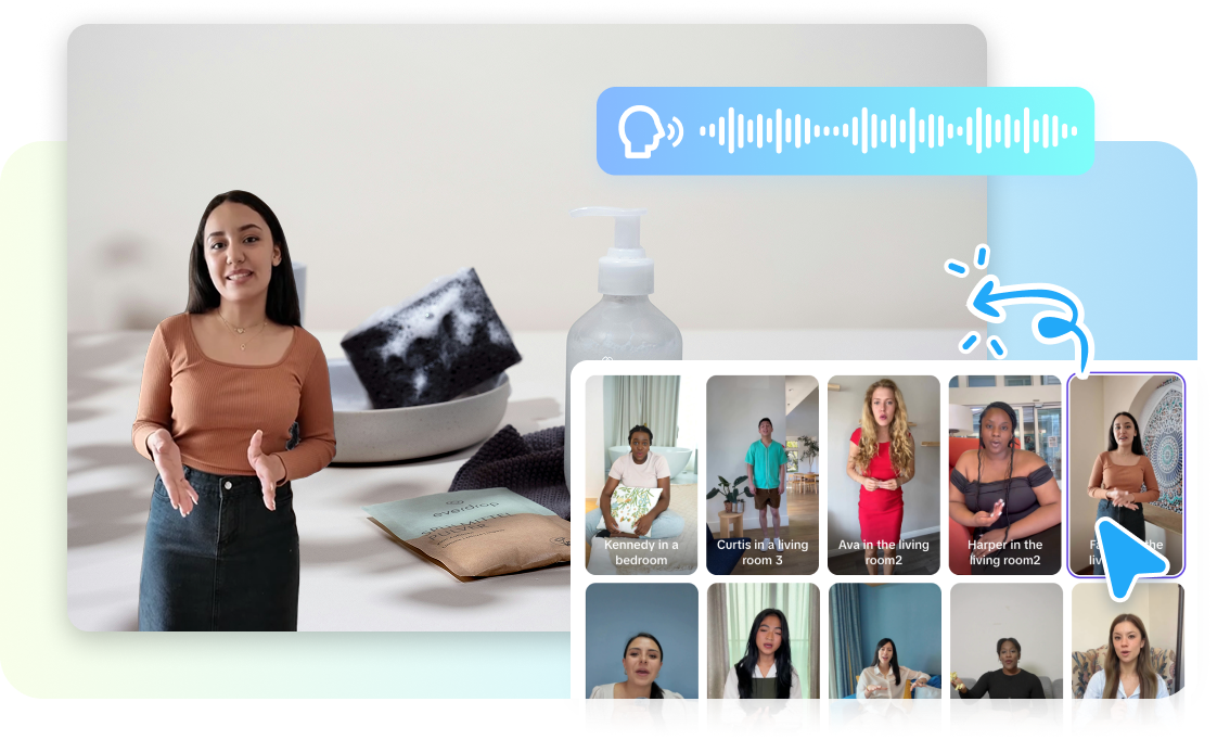 AI avatars and voices