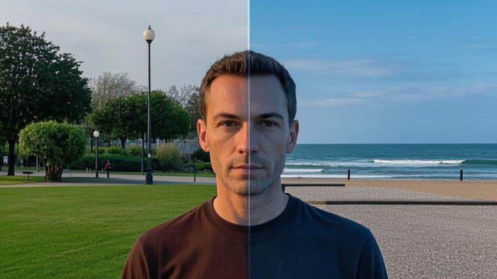 AI-generated background