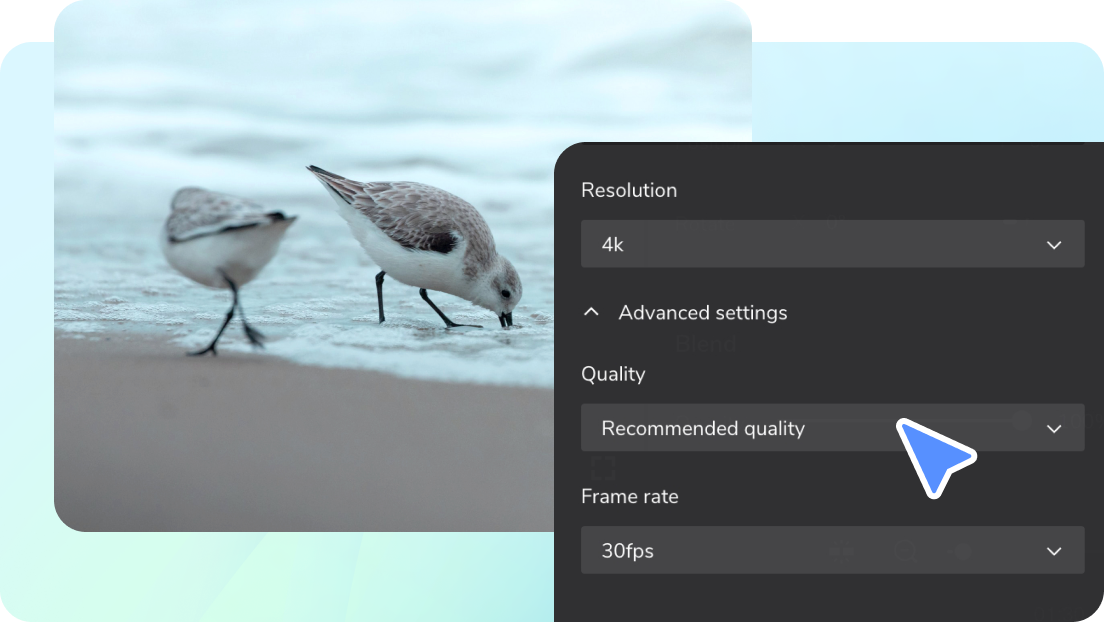 video resolution adjustment in CapCut