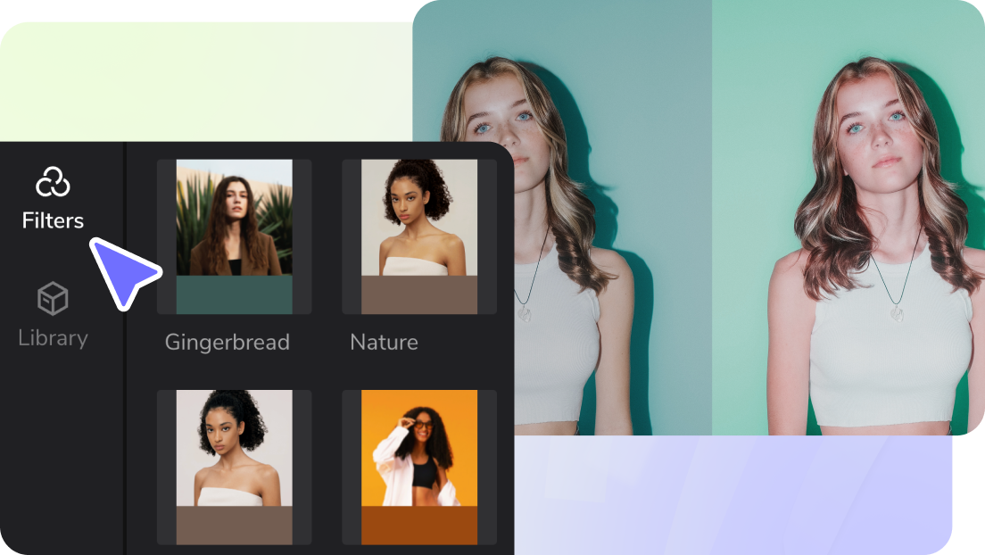 Stunning video filters to create videos