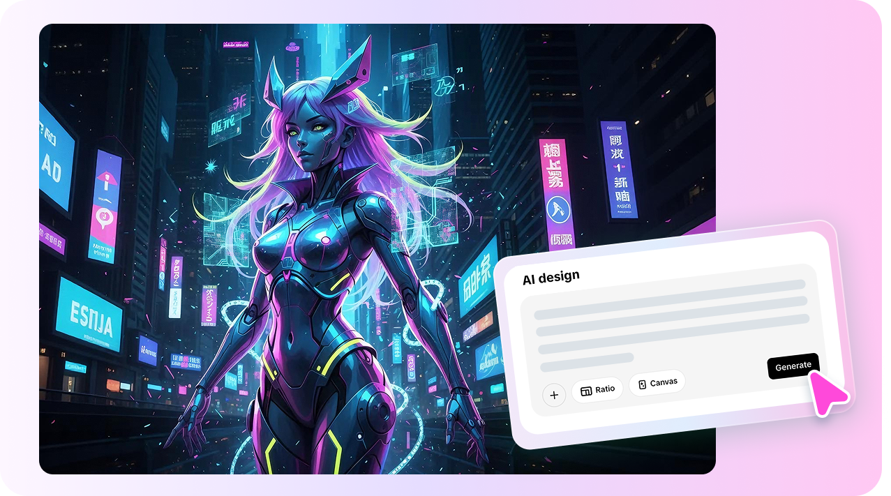 AI design tool for NFT art