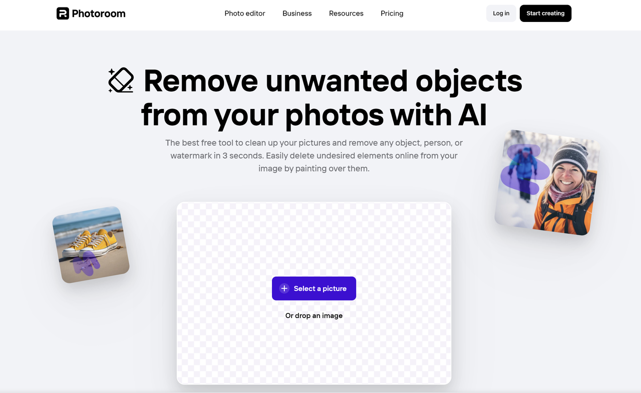 Darmowy sposób na usuwanie osób ze zdjęć online za pomocą PhotoRoom