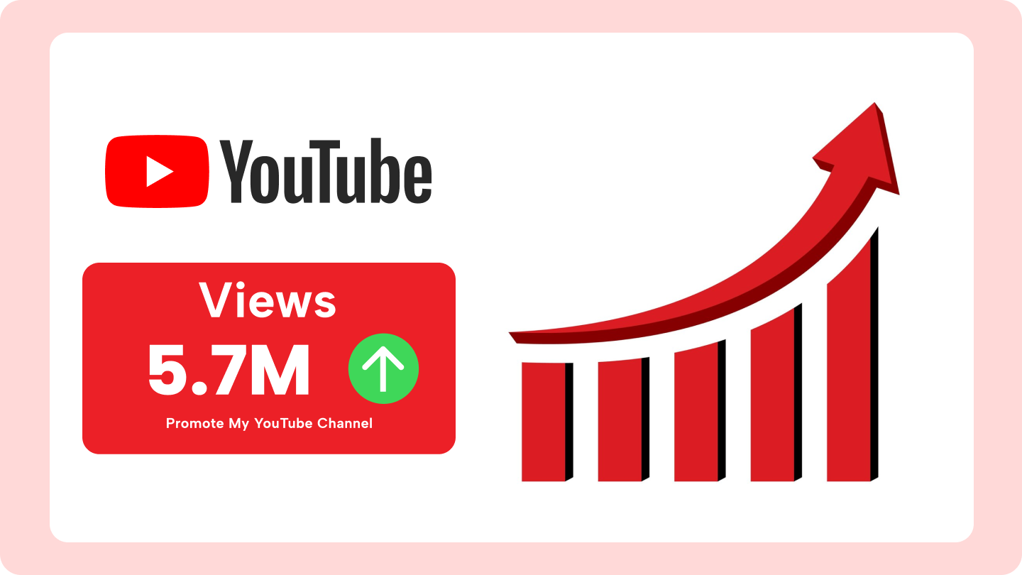 Websites zur Förderung des YouTube-Kanals
