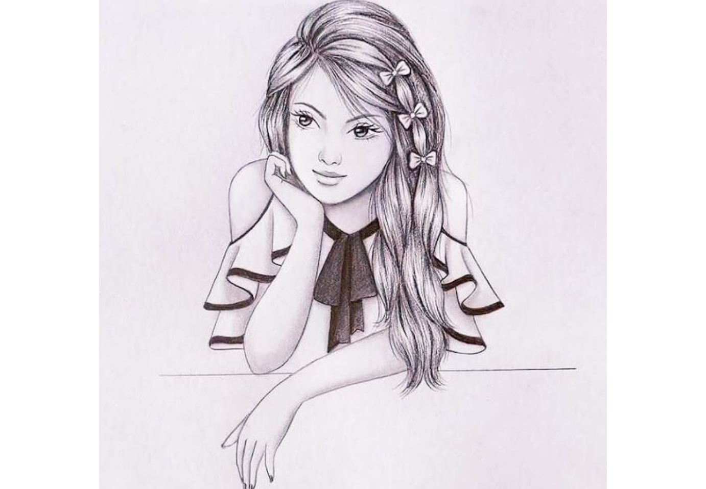 WhatsApp profile with hand-drawn artwork