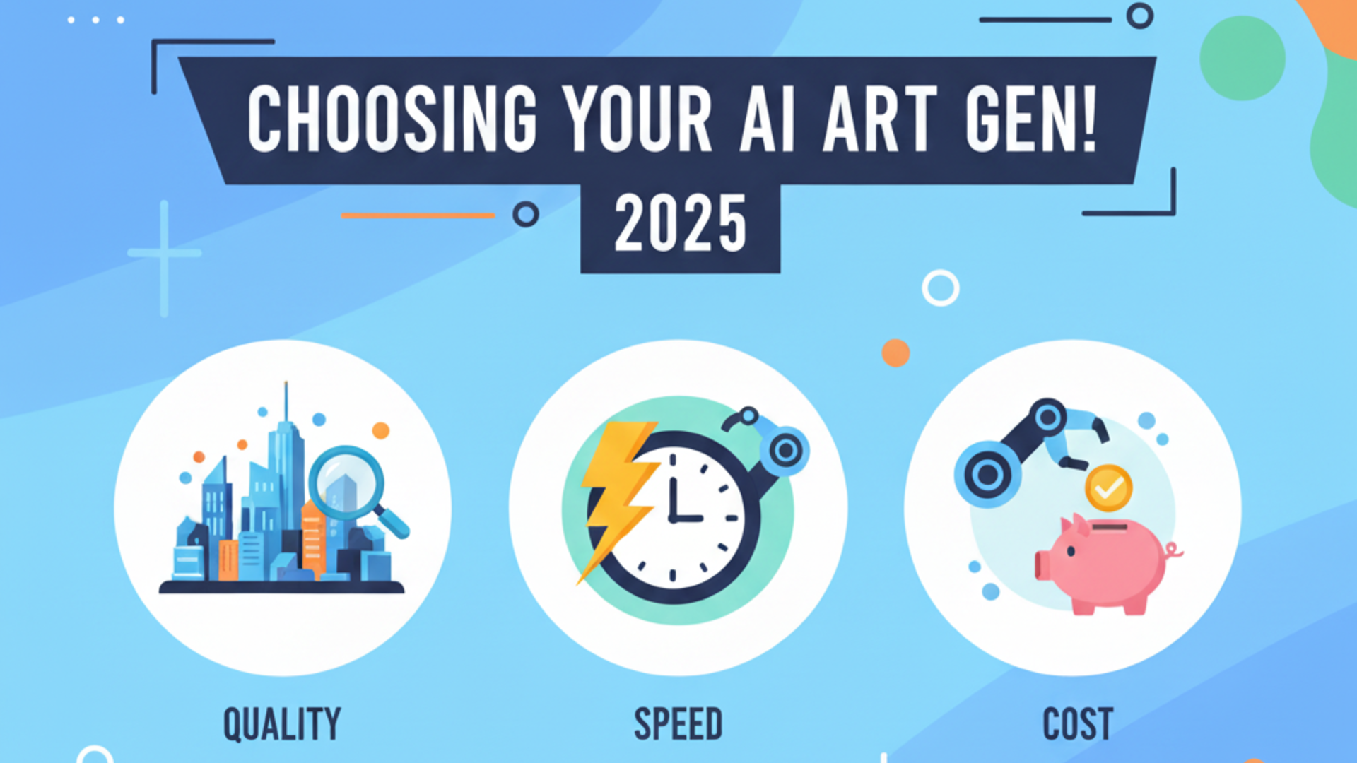 Major factors that will decide your AI image generator choosing decision