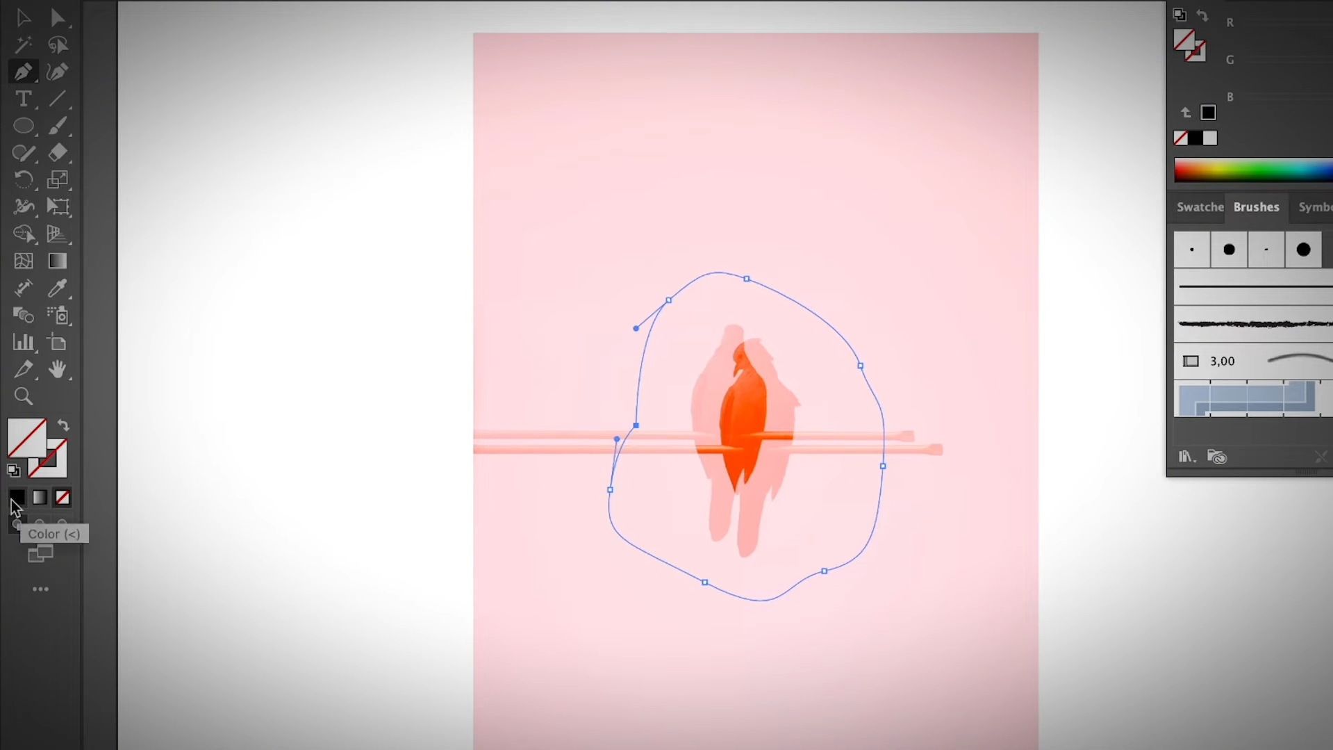 Draw the outline
