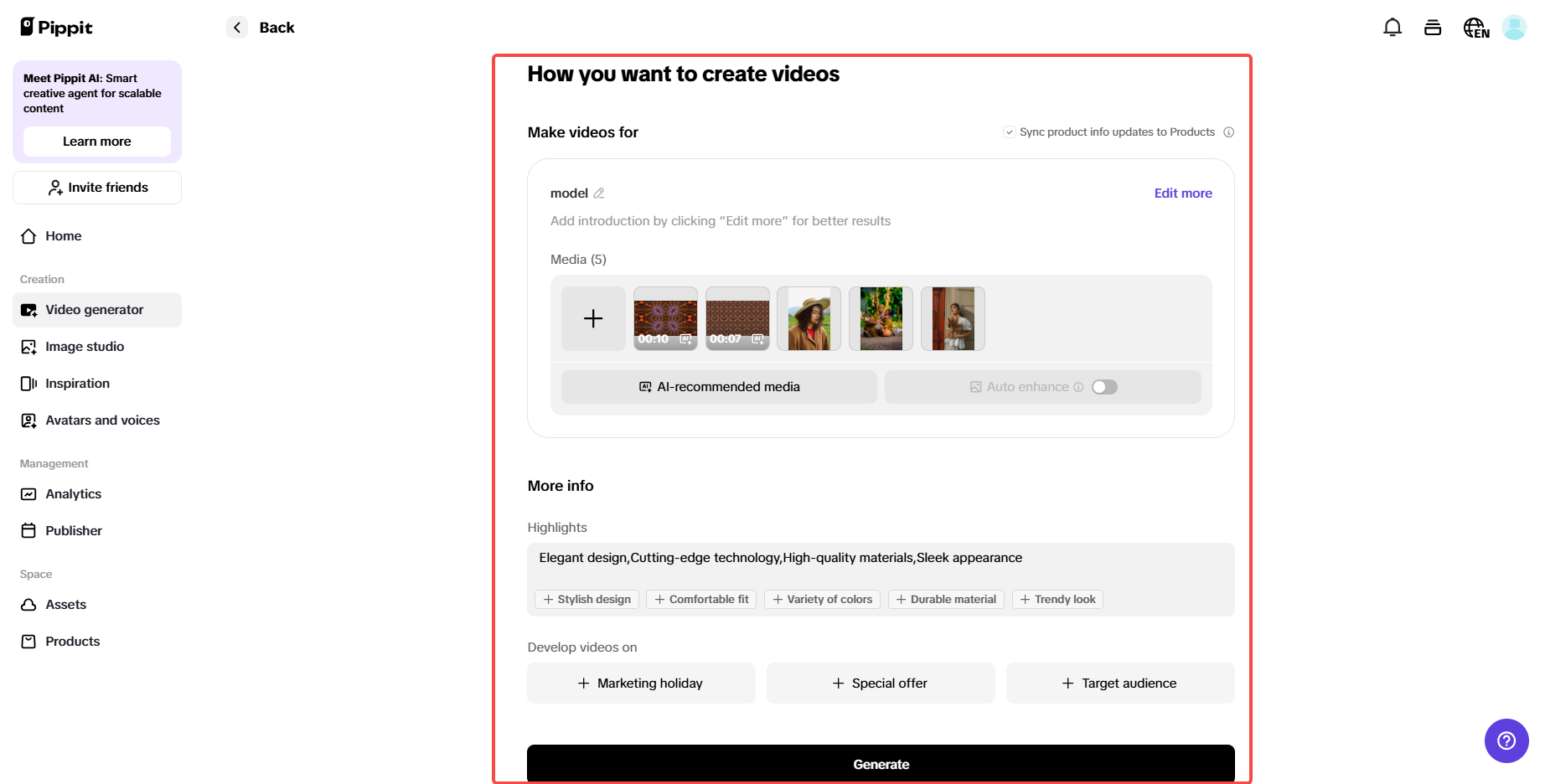 How you want create videos