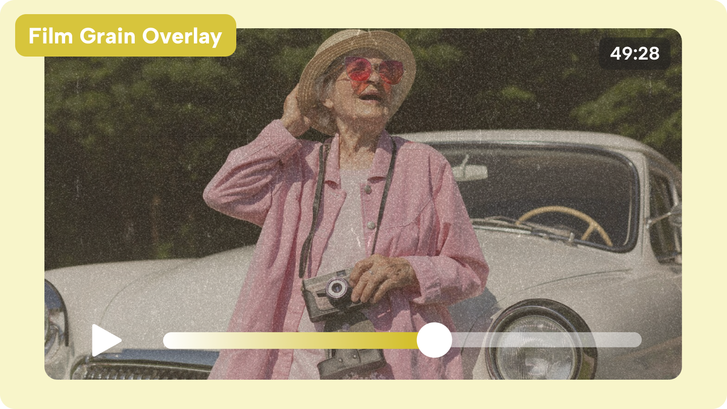 film noise overlay