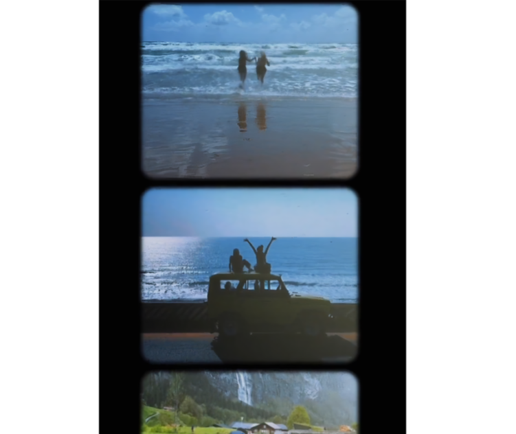 CapCut's vintage-polaroid video templates