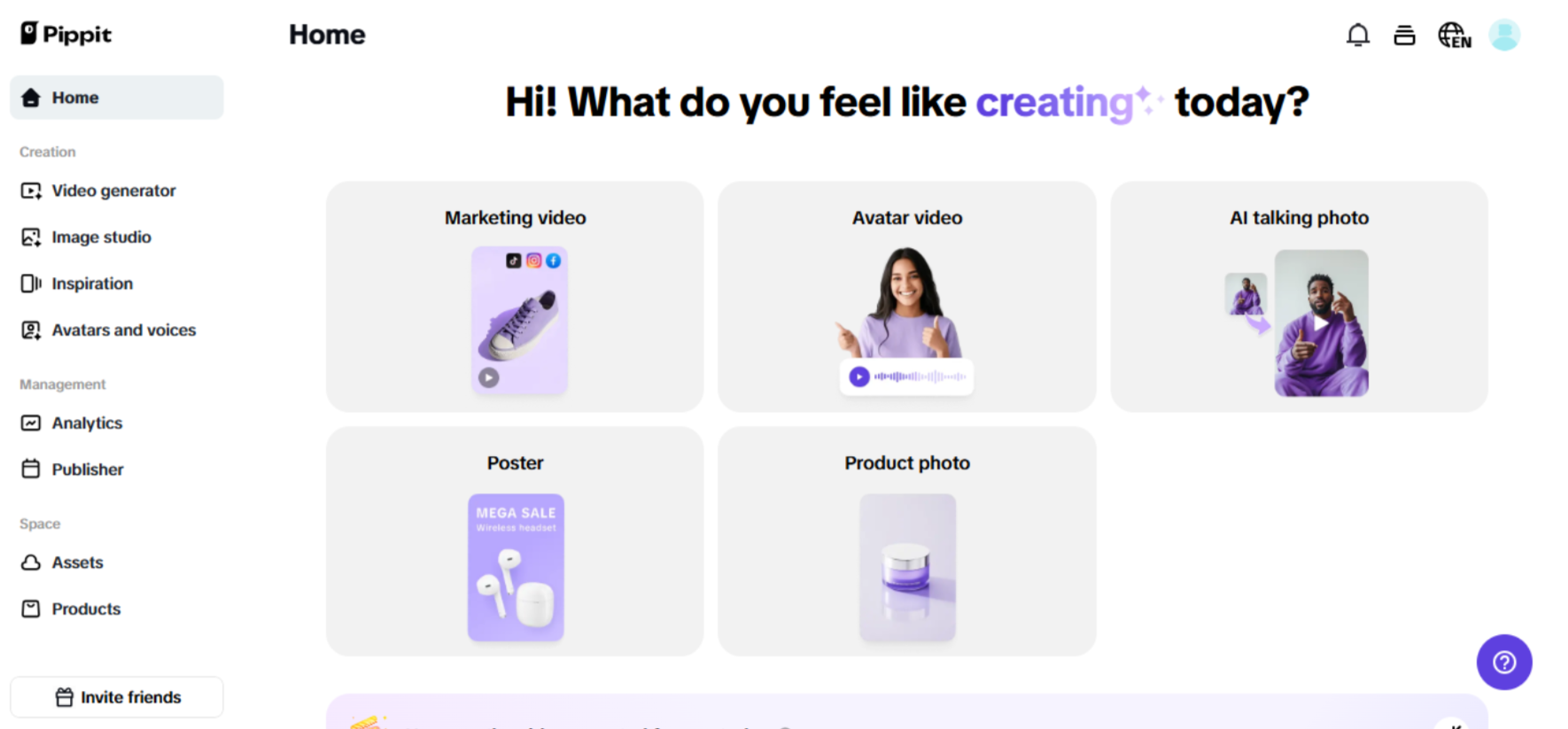 Pippit lip-sync video generator