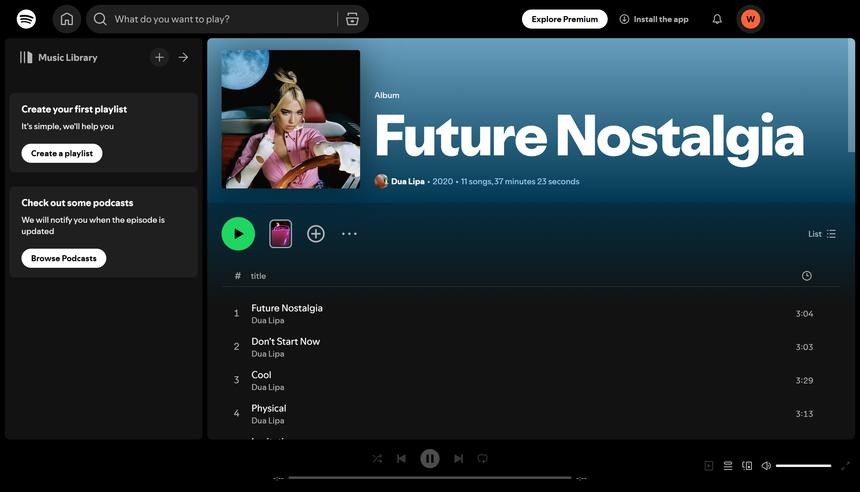 Iconic albums by the 100 most listened-to artists on Spotify: "Future Nostalgia" – Dua Lipa