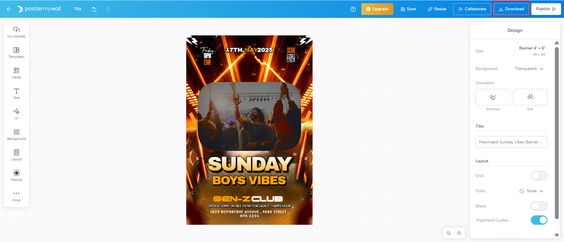 Comment faire des flyers de discothèque