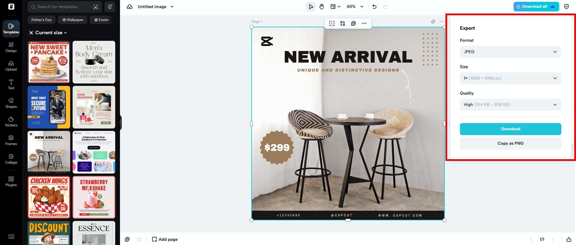 Export and post