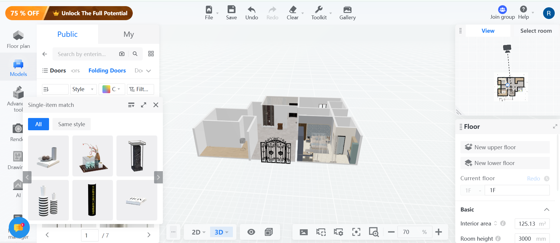 Coohom - 3D görseller için en iyi kat planı oluşturucu