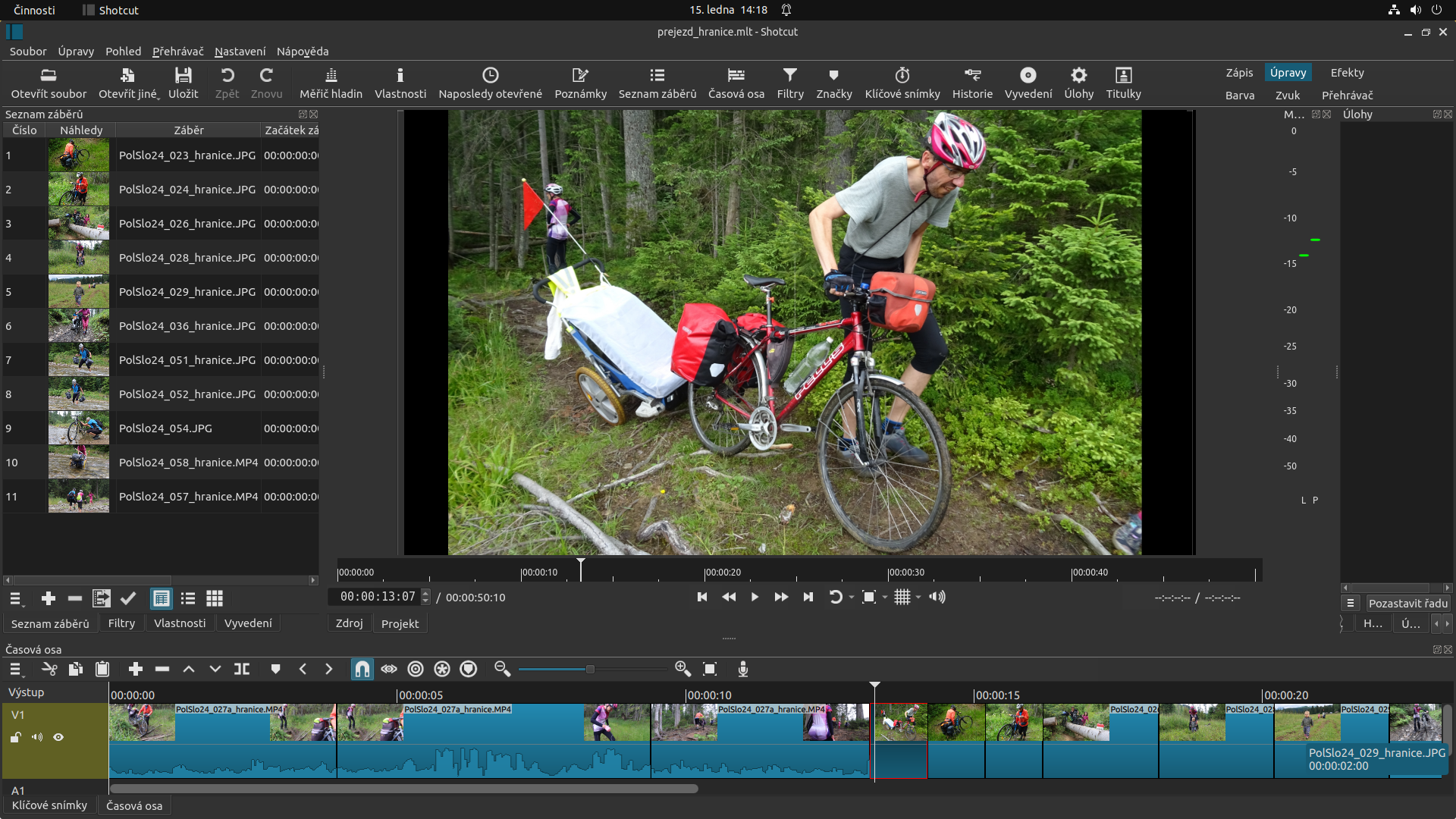 Interface of Shotcut - a valuable open source video editor