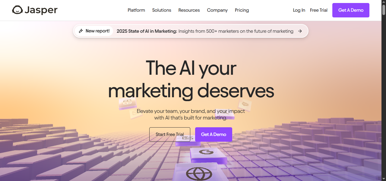 Jasper AI copywriting tool