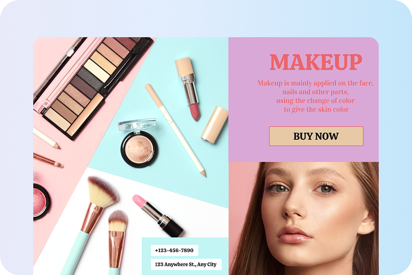 Clear marketing visuals