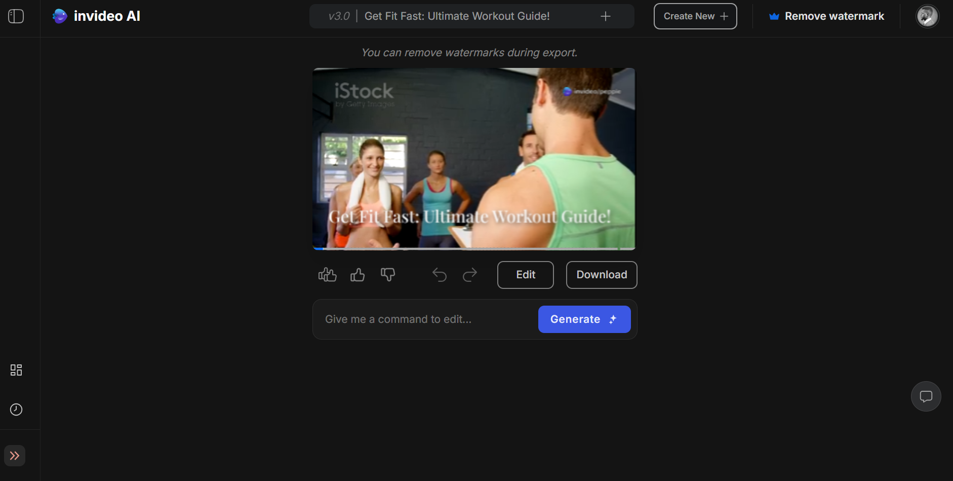 InVideo: YouTube AI generator