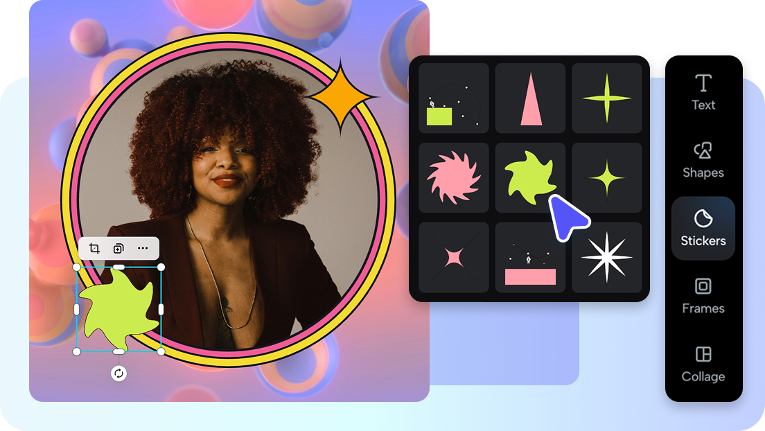 Customizable templates with AI