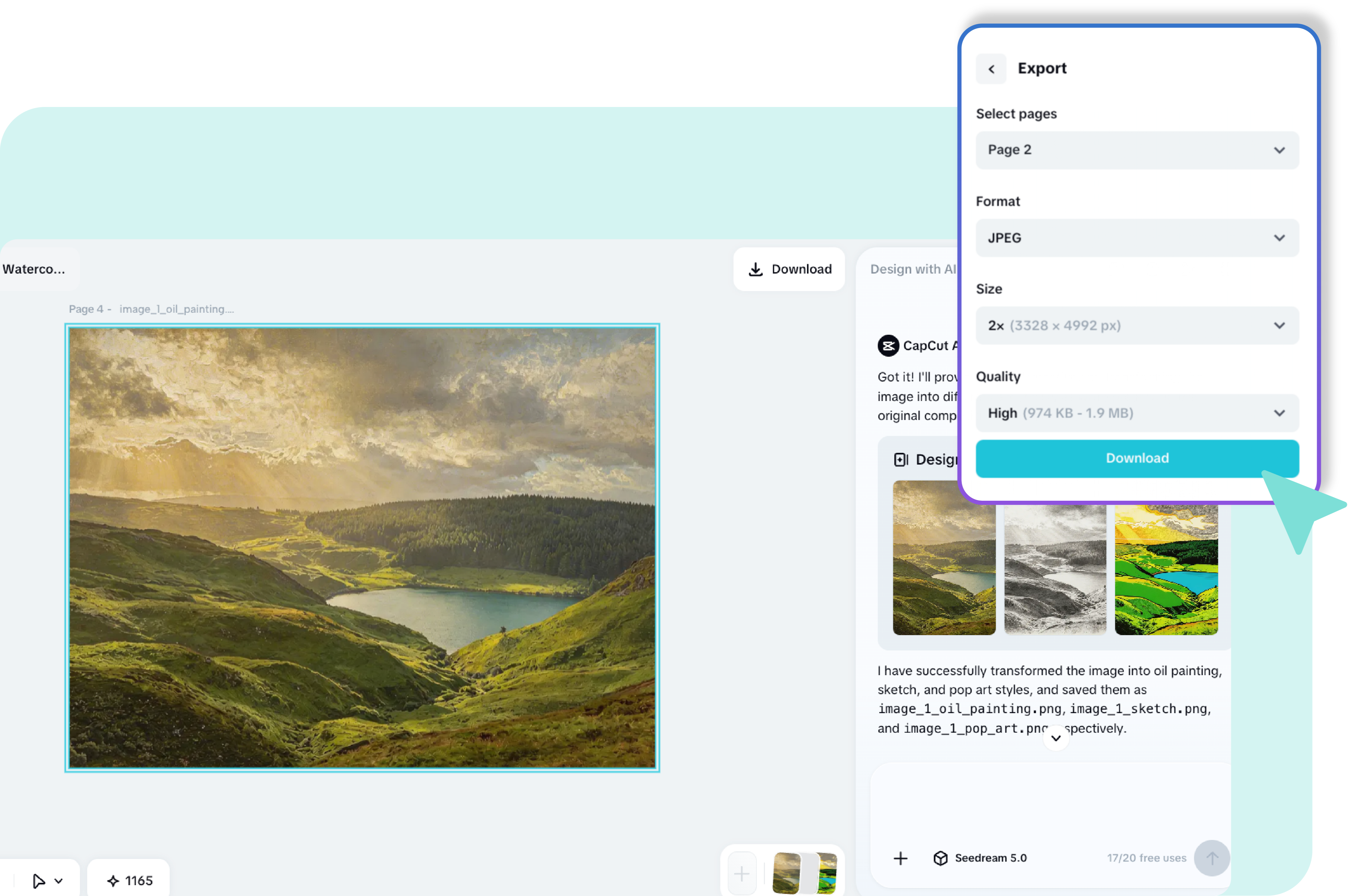 Step 3: Refine, Edit, and Download