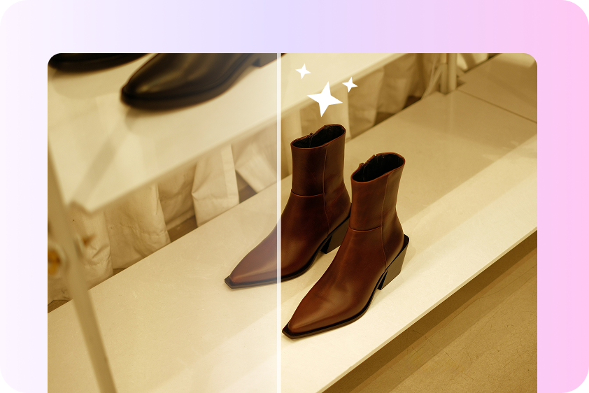 Brighten photos and smooth lighting