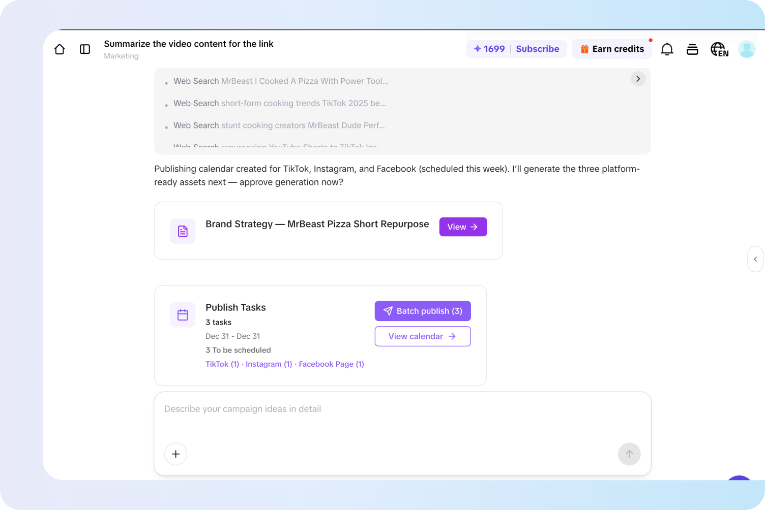 Summarize your videos