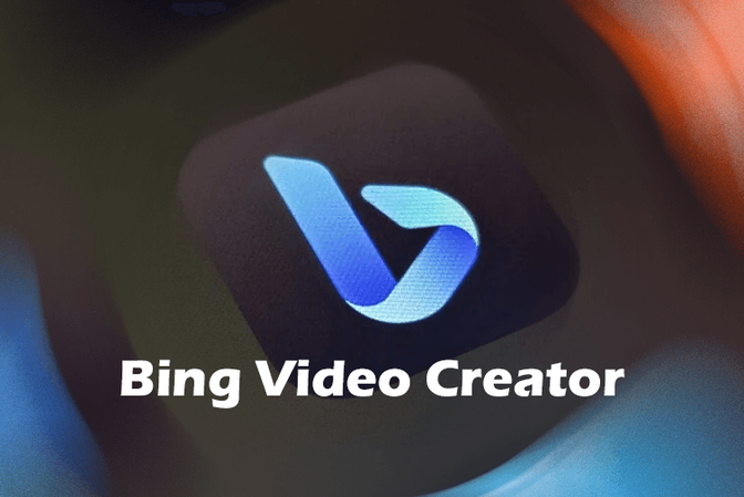 Interface of Bing AI video generator