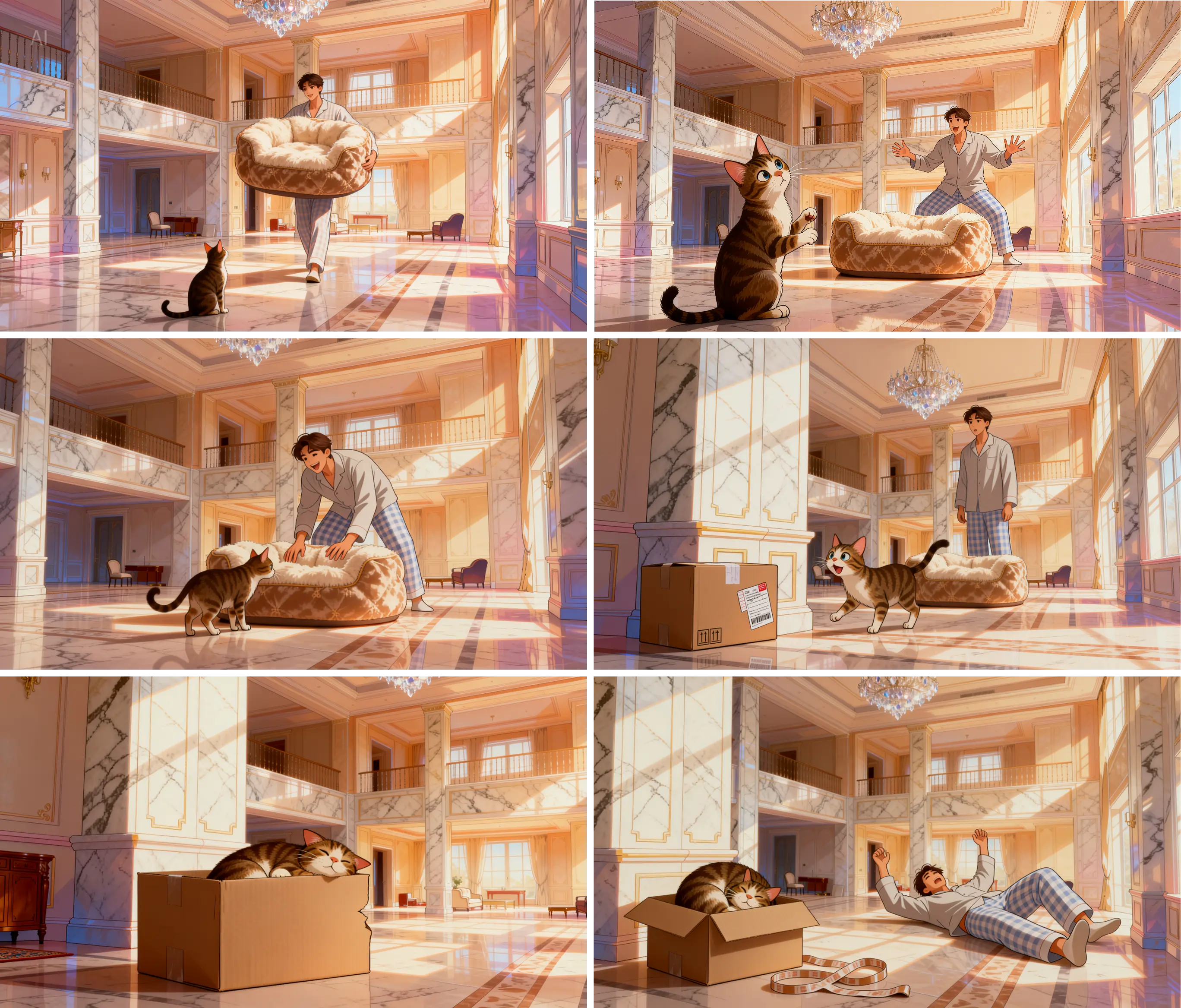 Multi-Image Composition Showcase - Sequential Art in Dreamina