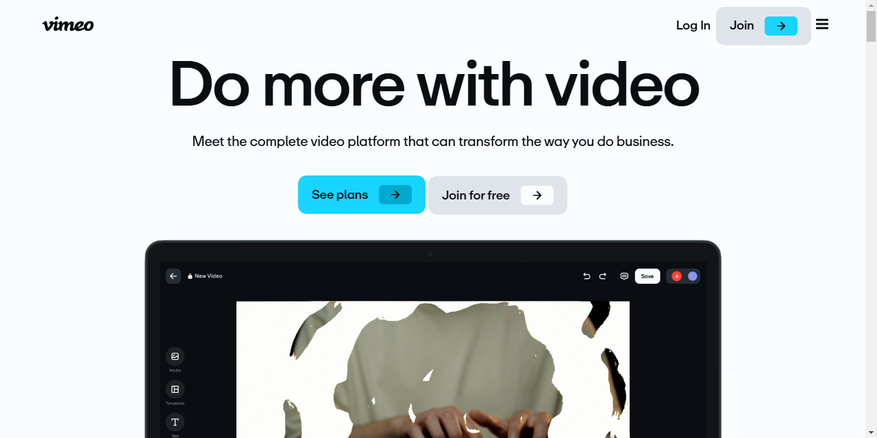 Vimeo video marketing service