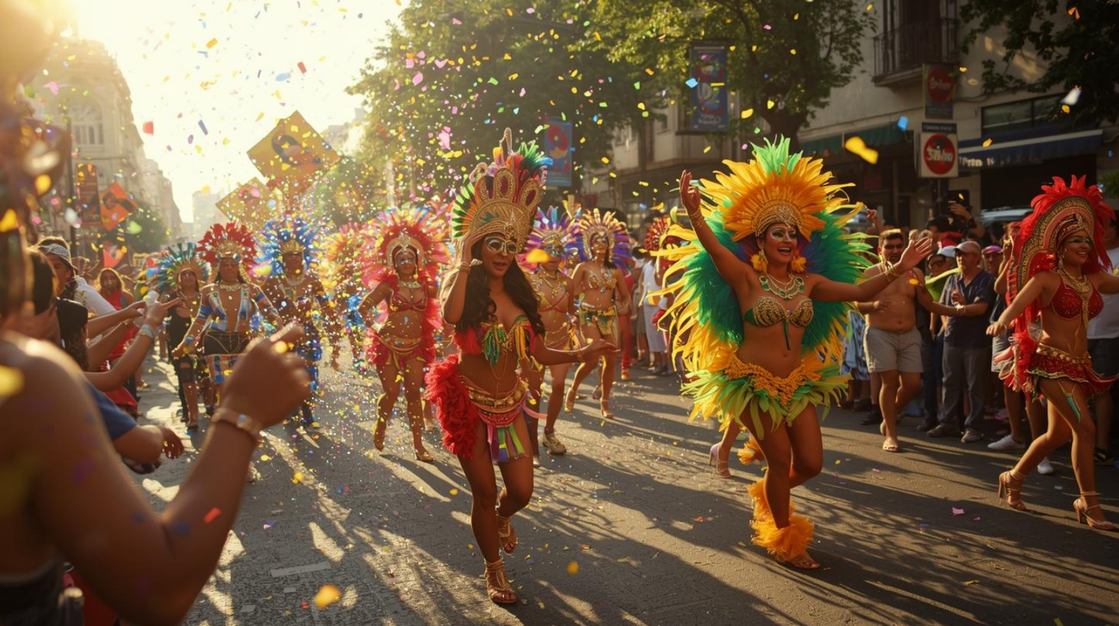 Modelo de vídeo promocional de carnaval para campanhas e mídias sociais