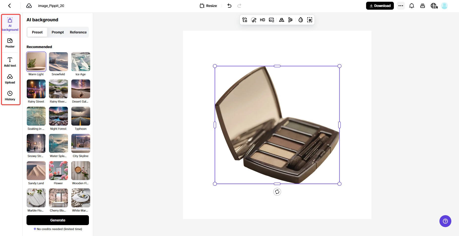 AI product images
