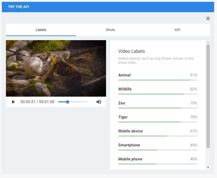 Katalinuhan ng Video ng Google Cloud