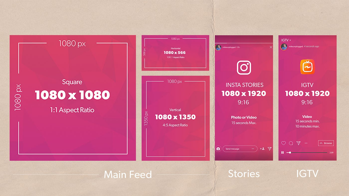 Instagram image size guide