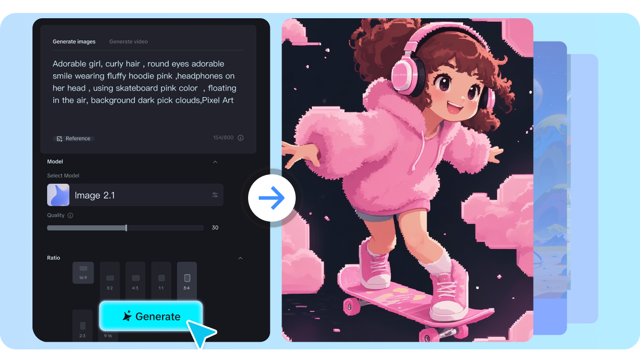 turn text into pixel art ai