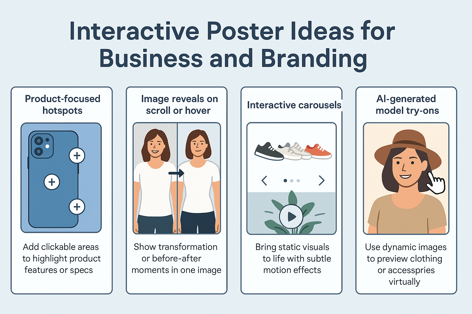 Interactive poster ideas