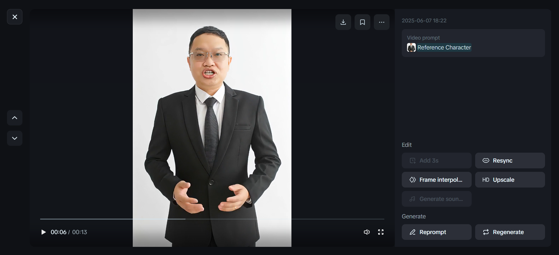 Presenter bisnis