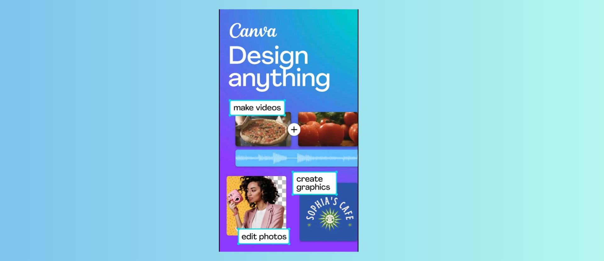 Canva video maker app for birthday