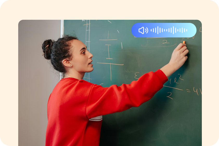 Tillämpa AI-röstkaraktärsgenerator i CapCut för förklaringsvideor.